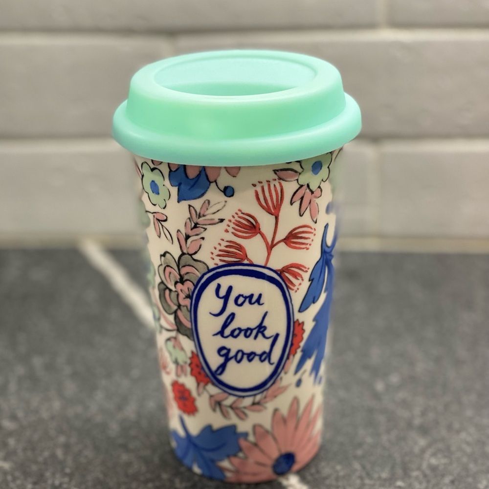 Anthropologie Glass Tumbler